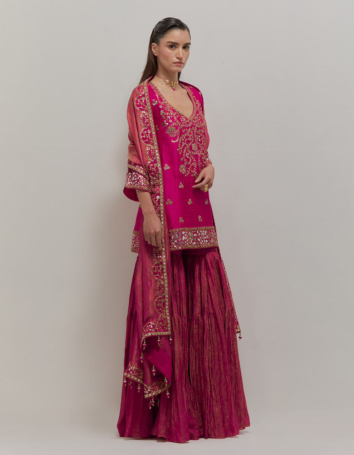 Rasberry Gharara set