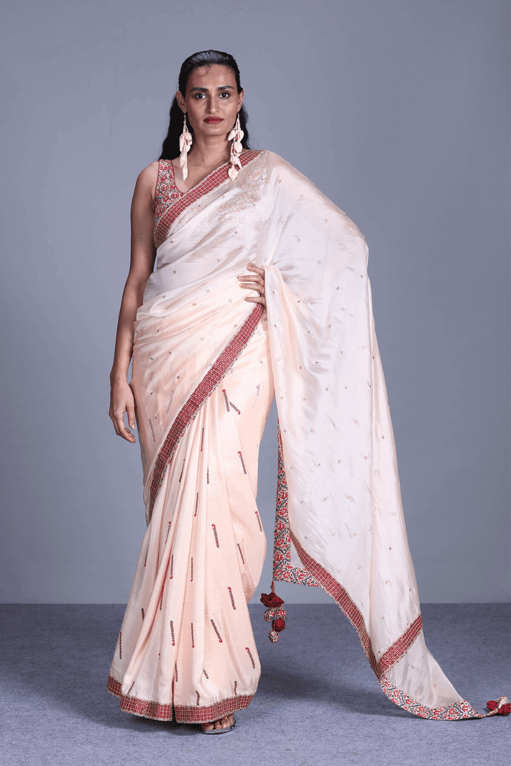 Buttercup Organza Pallu Saree