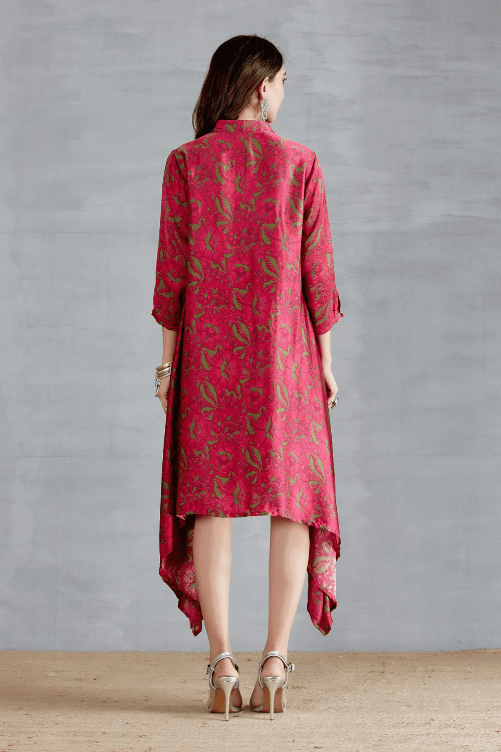 Printed Tunic With Coin Work