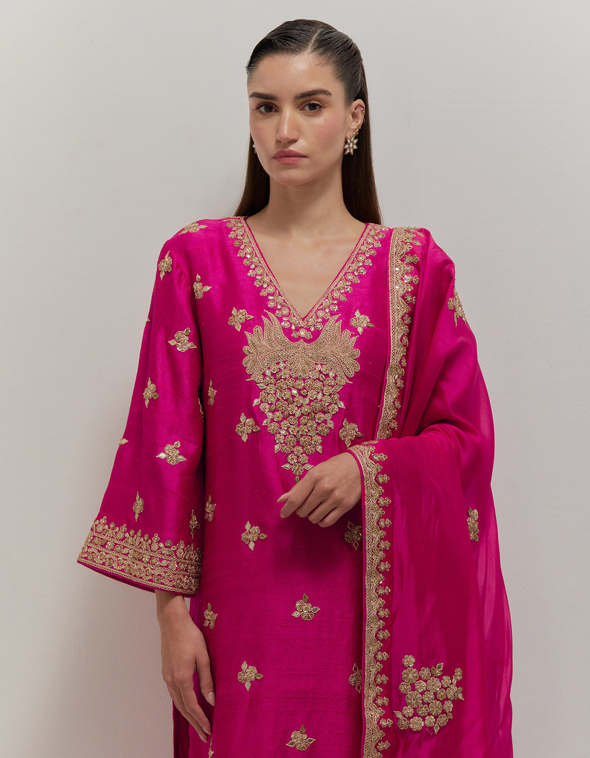 Rasberry Kurta Set
