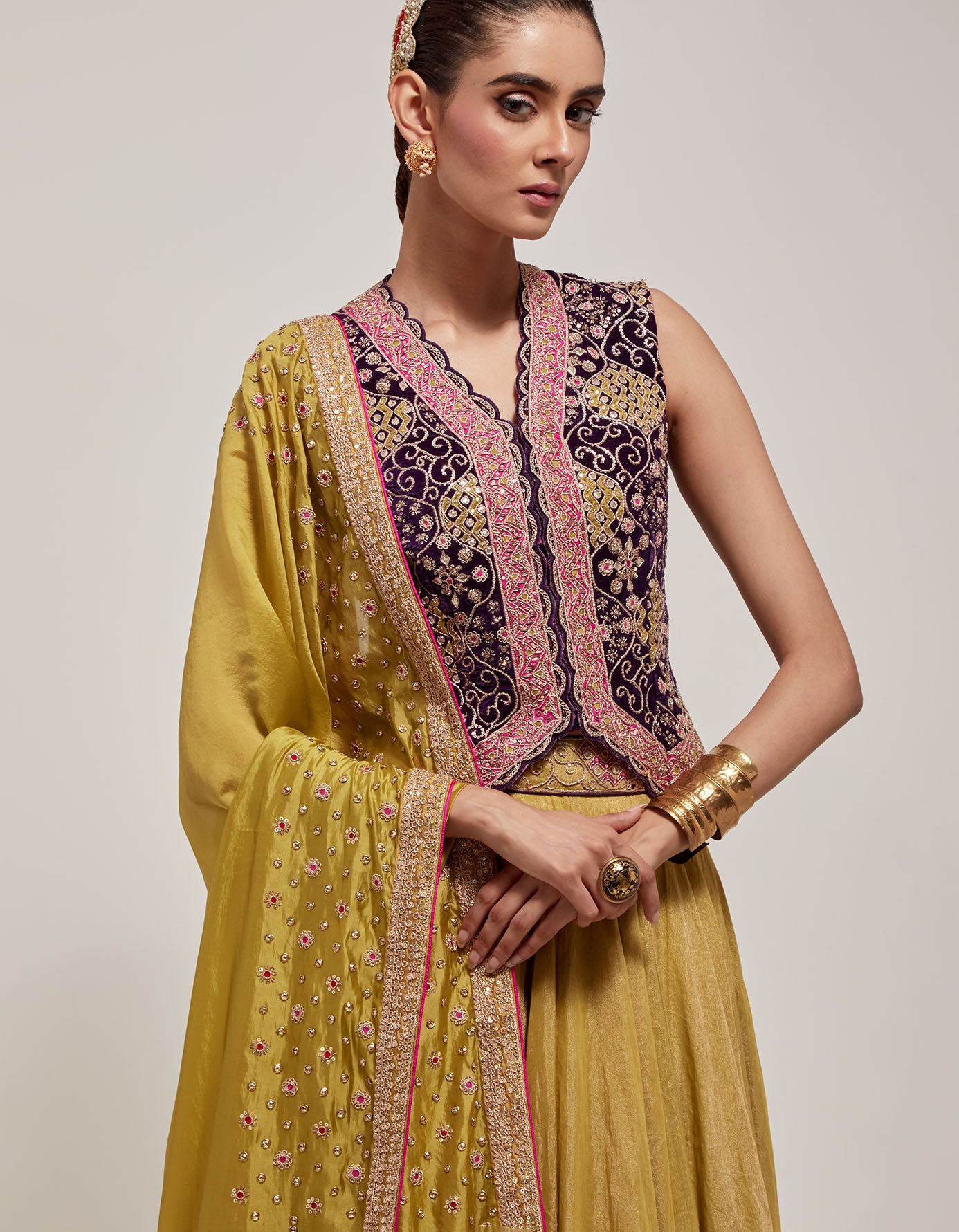 The Waistcoat Lehenga Set