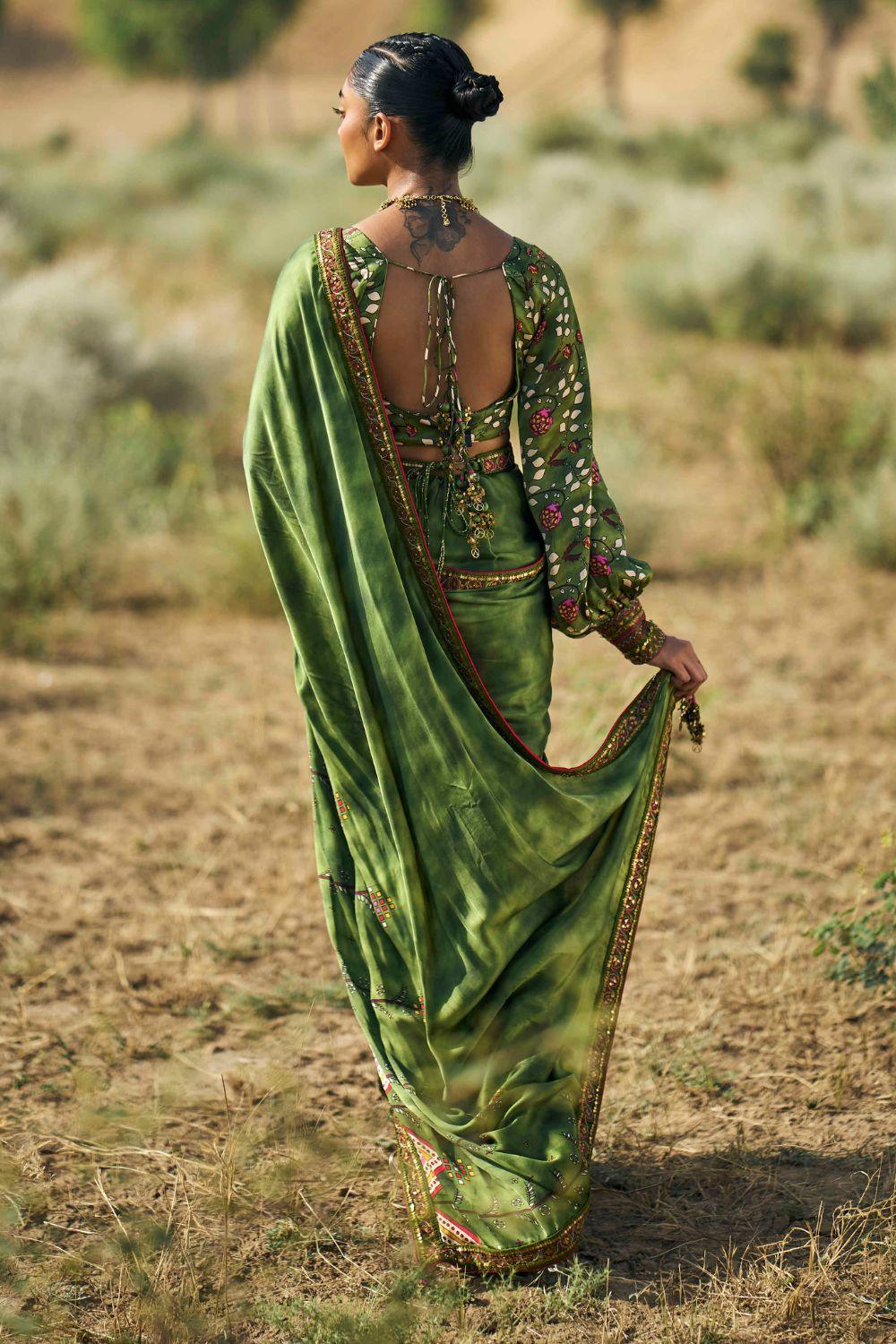 Ranthambore Print Sari