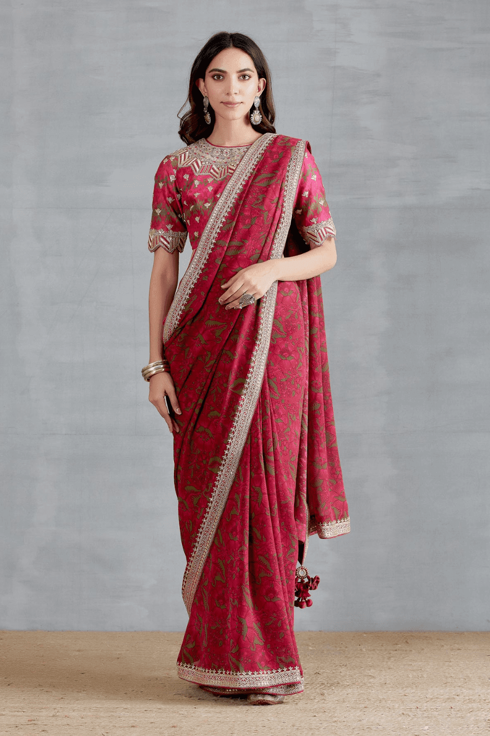 Marodi Saree Work With Blouse