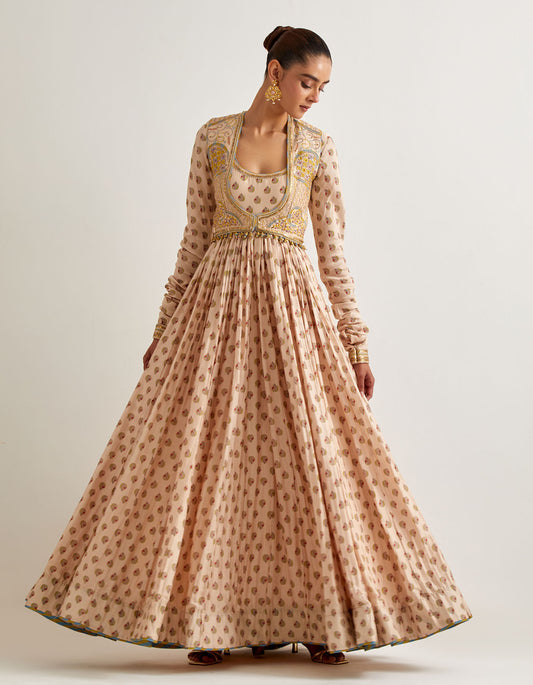 Buttercup Koti Anarkali Set