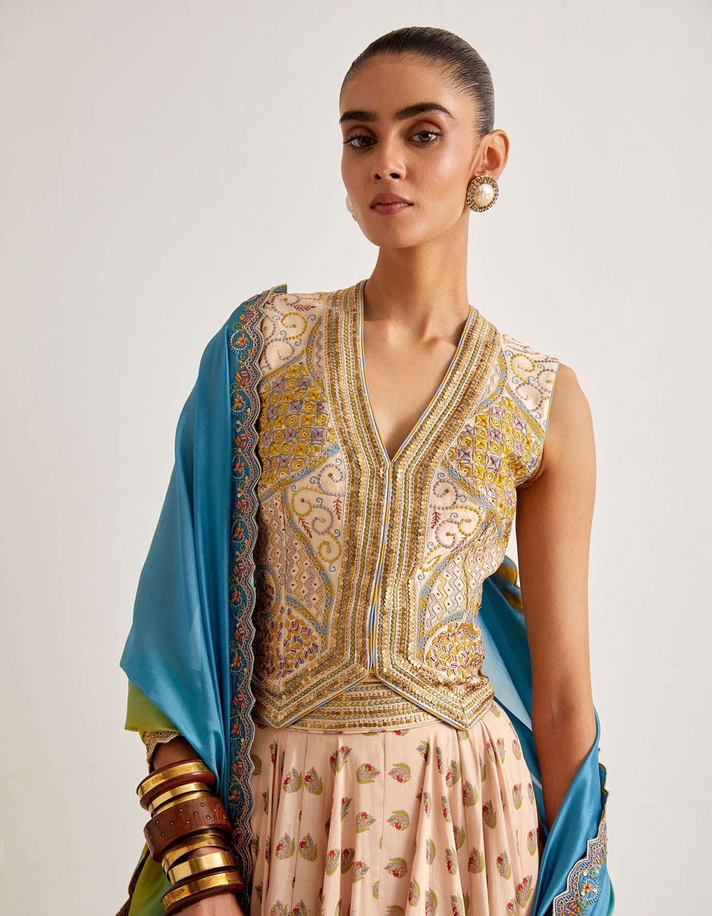 The Noor bagh Skirt Set