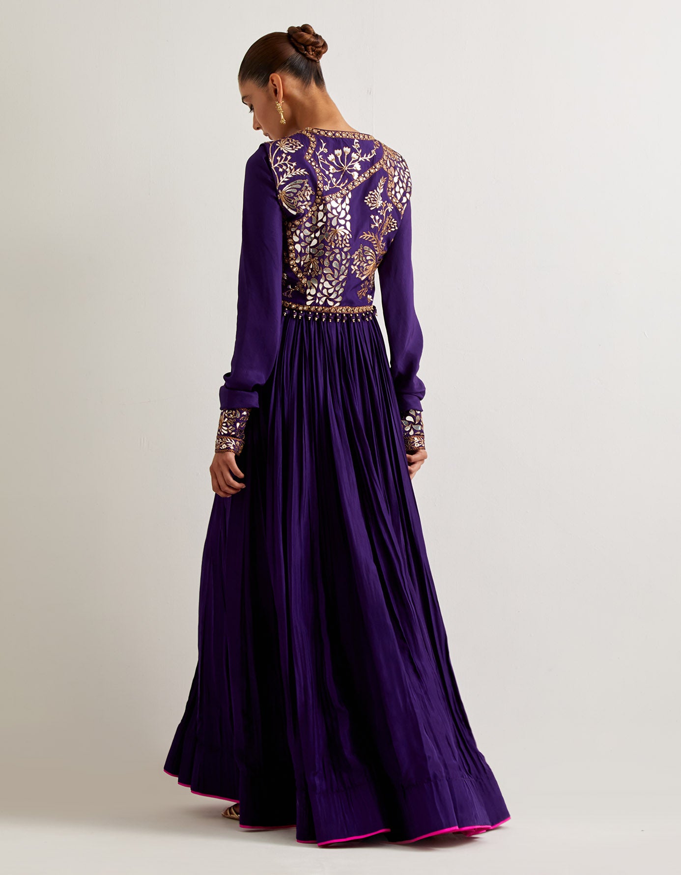 Baigani Koti Anarkali Set