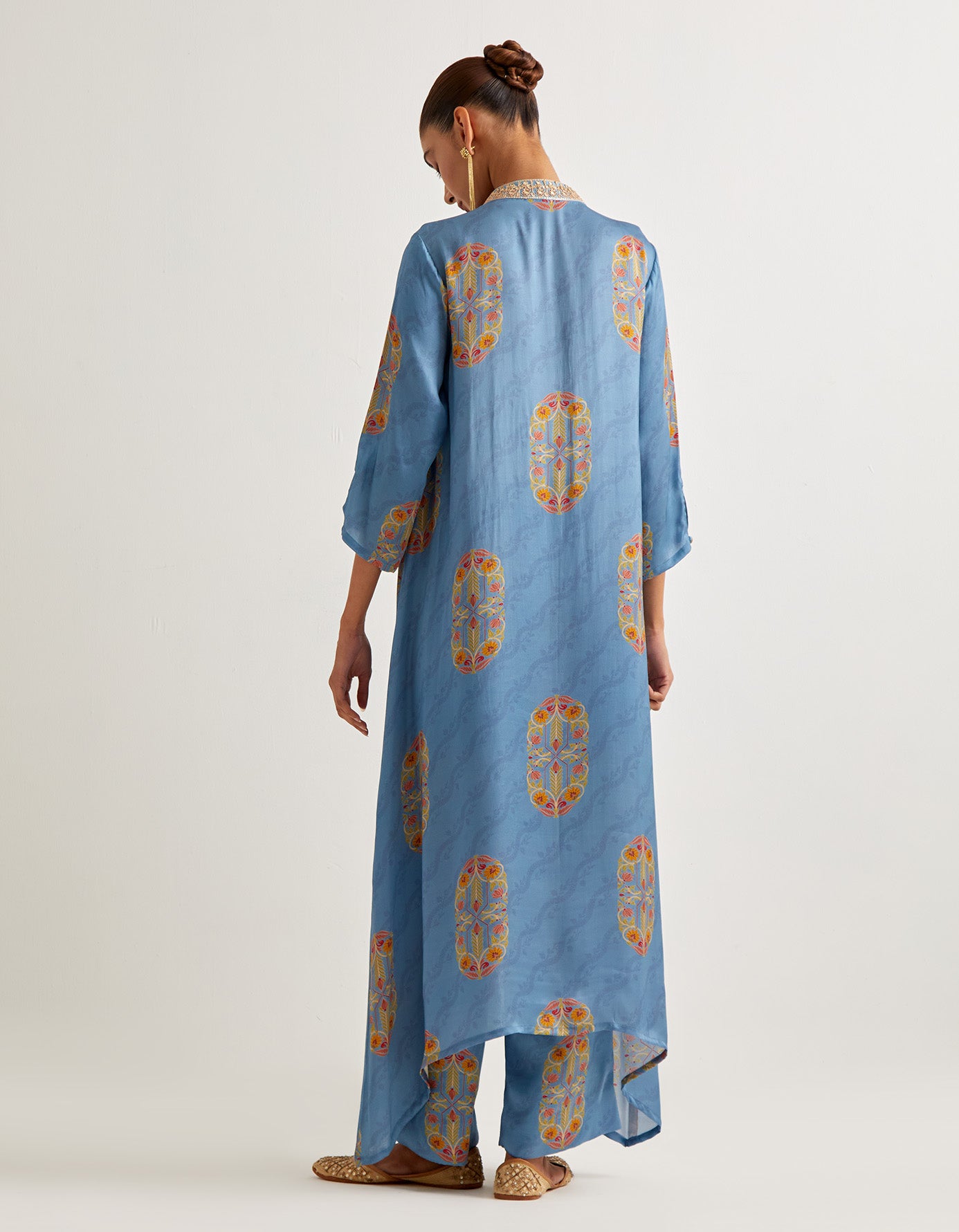 Mist blue Kaftaan Tunic Set