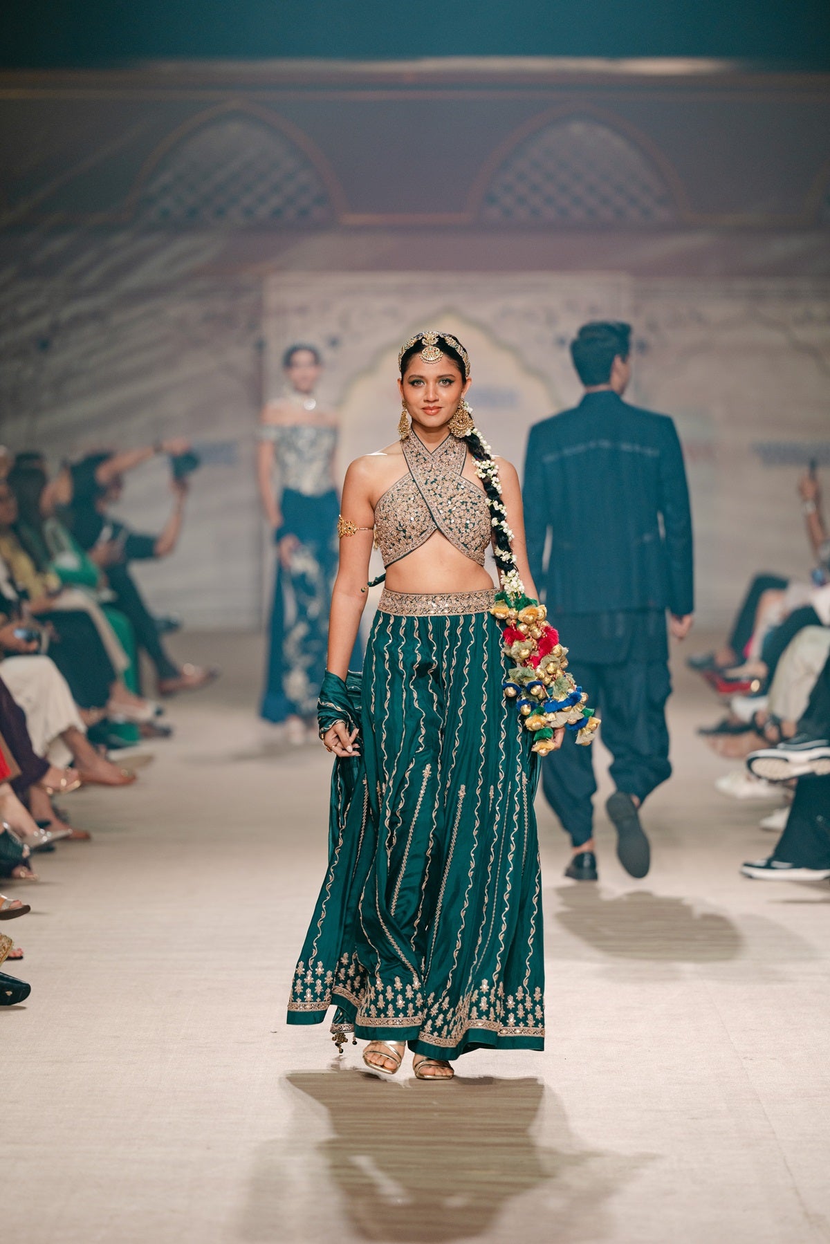 Teal Sharara Set