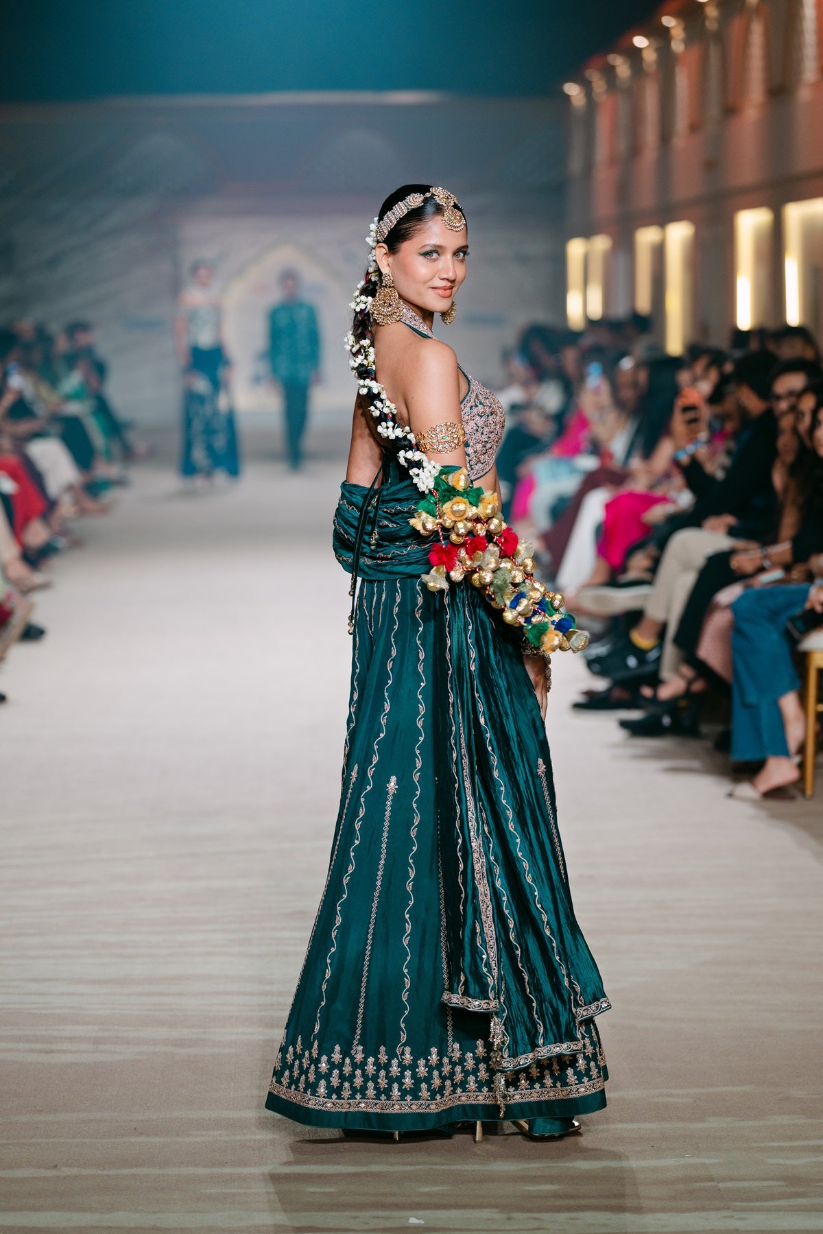 Teal Sharara Set