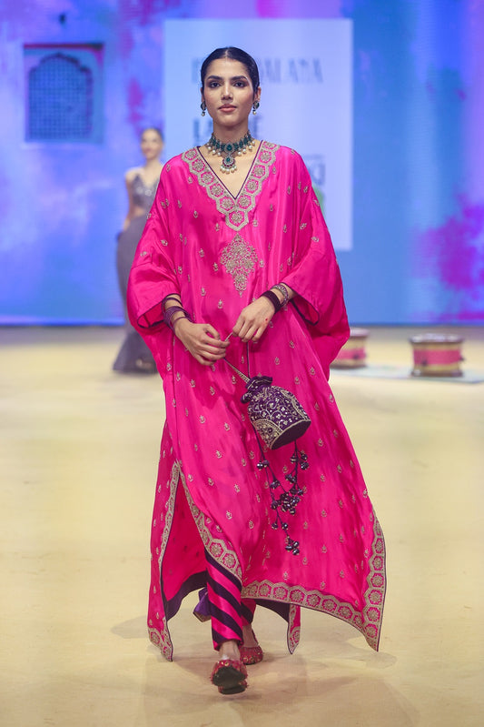 The Gulabi Gulaal Kaftaan Set