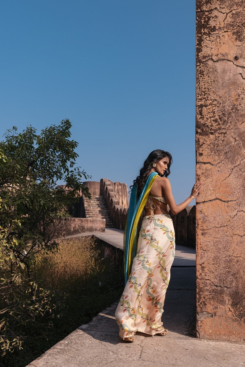 Noor Drape Skirt set