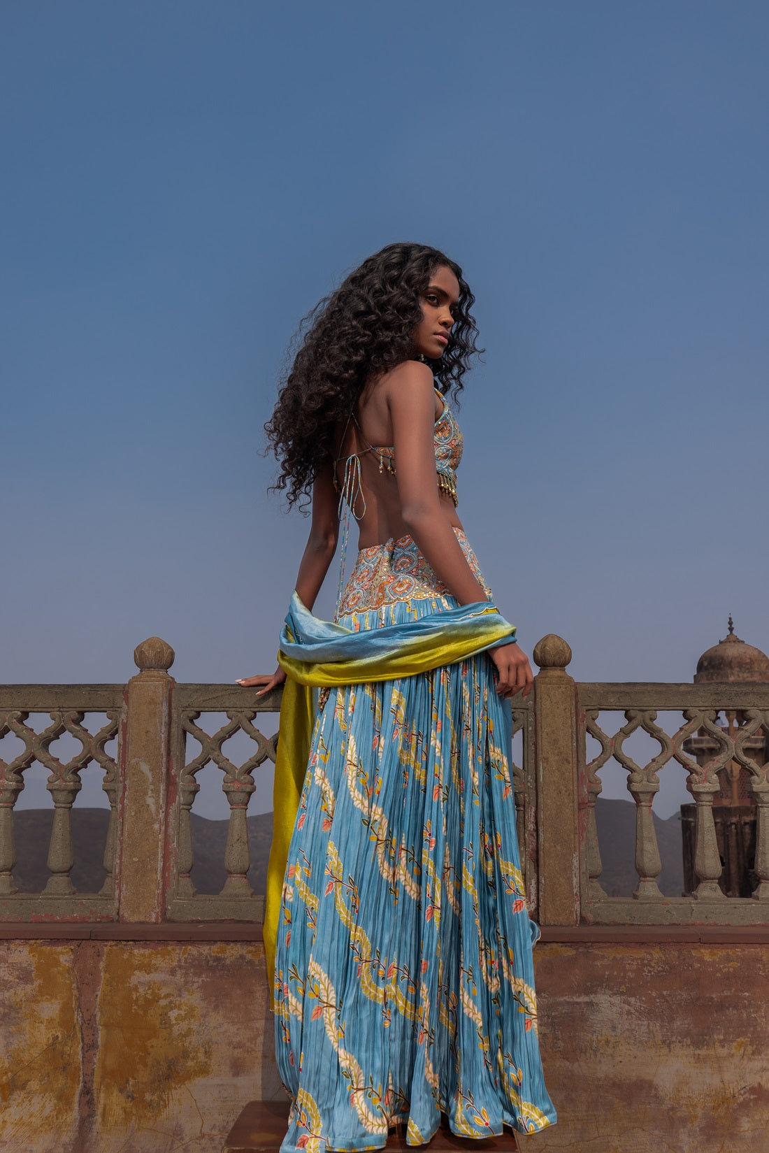 Allure Tassel Top and skirt