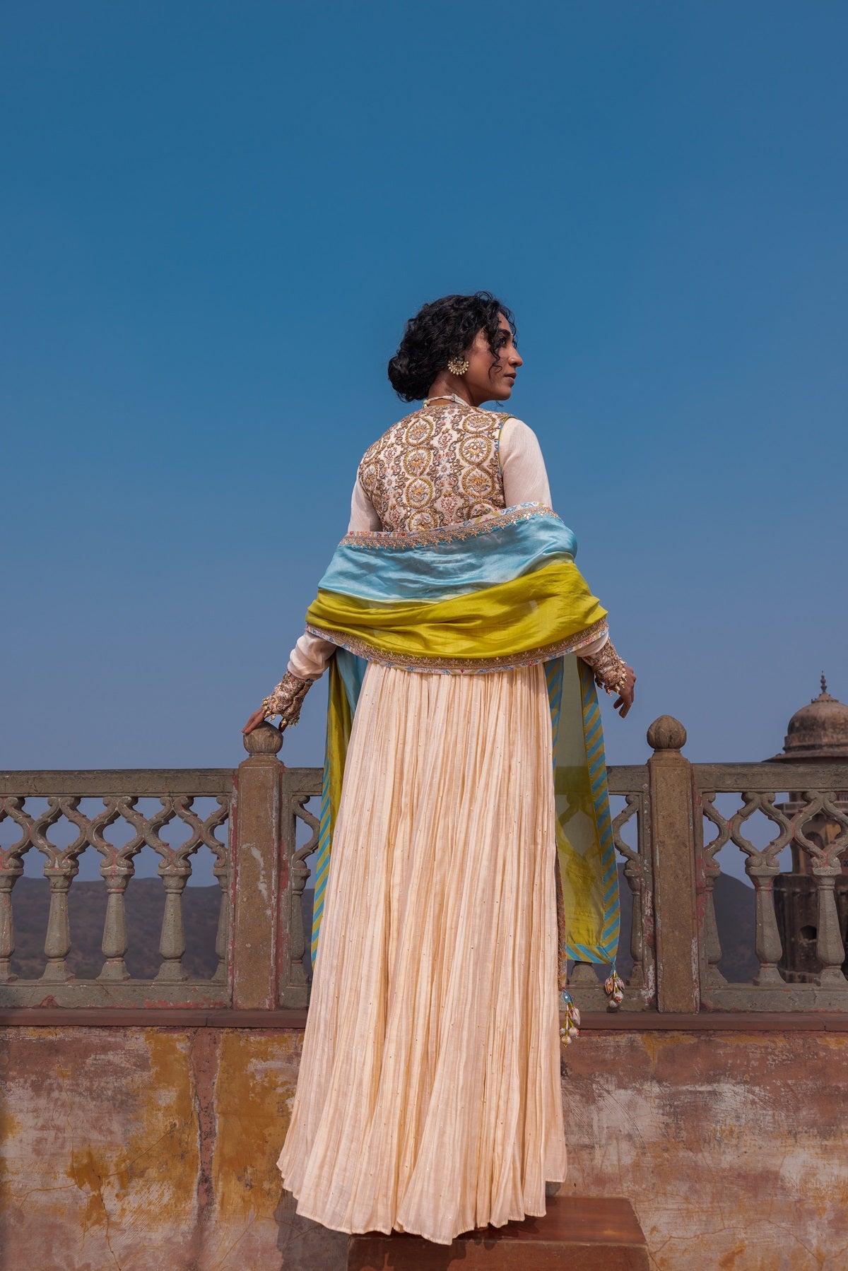 Buttercup Anarkali Koti Set