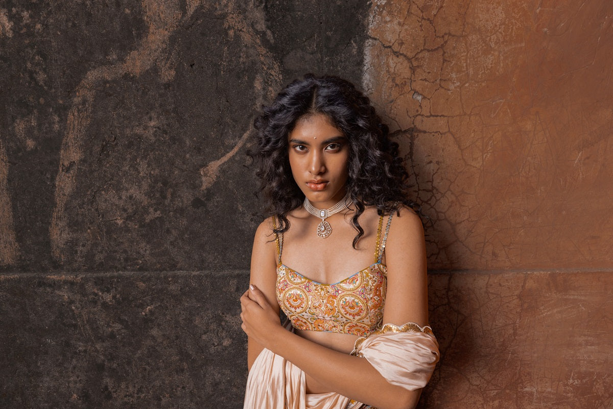 Noor Gharara Saree Set