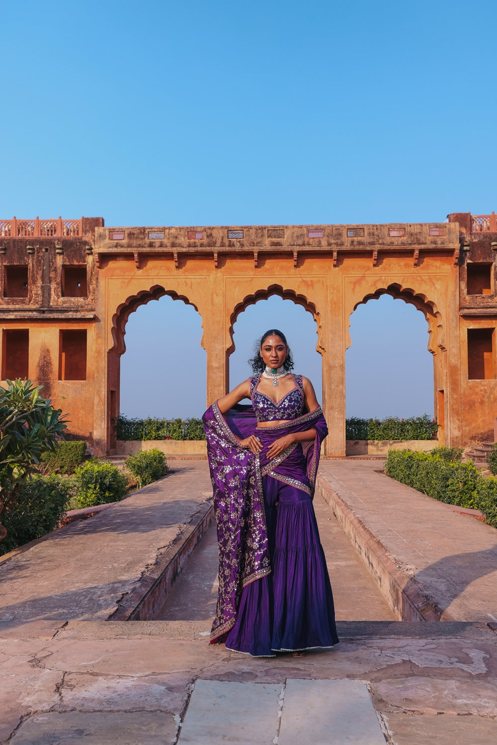 The Gharara Saree set