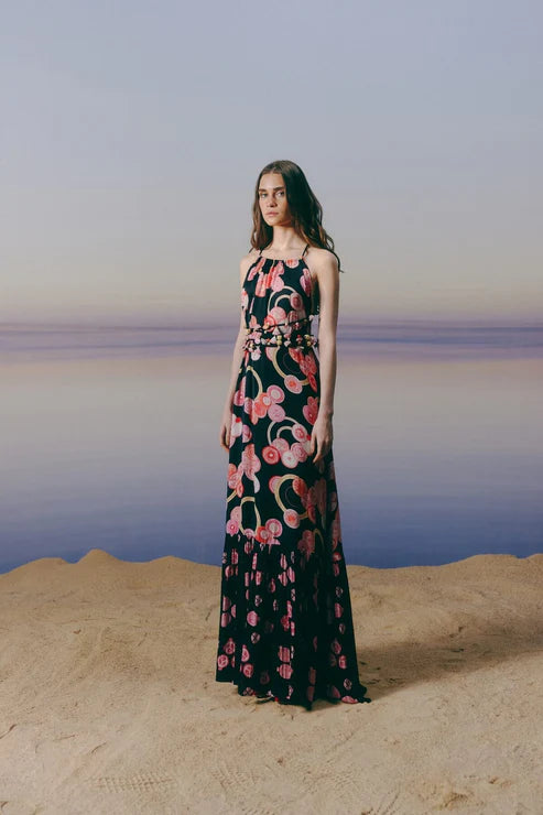 Pomegranate Maxi Dress