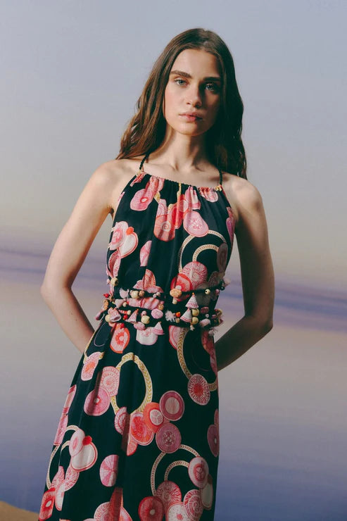 Pomegranate Maxi Dress