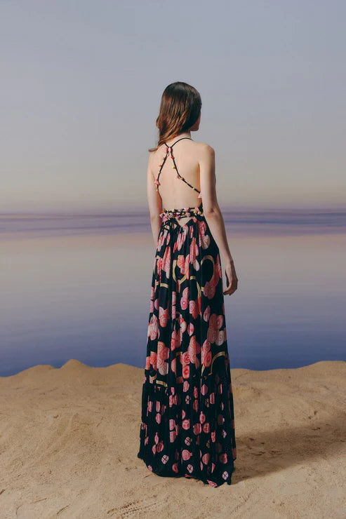 Pomegranate Maxi Dress