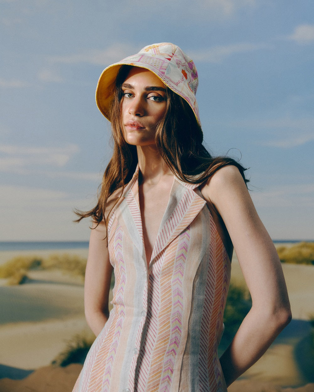Linen Halter neck Dress