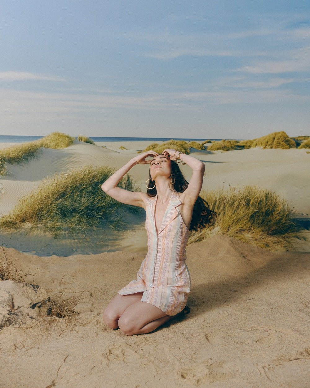 Linen Halter neck Dress