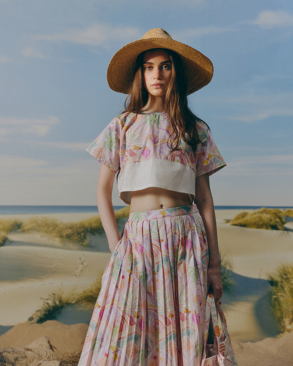 Printed Skirt Set