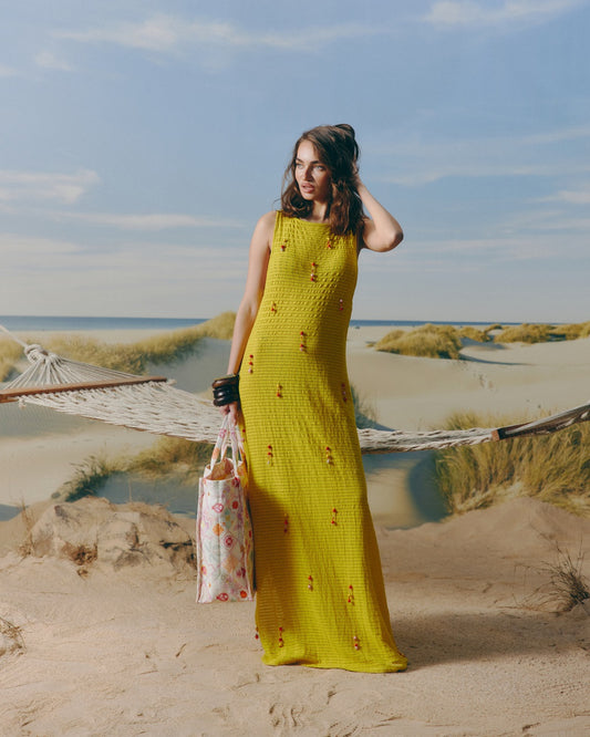 Citrus Yellow Maxi Dress