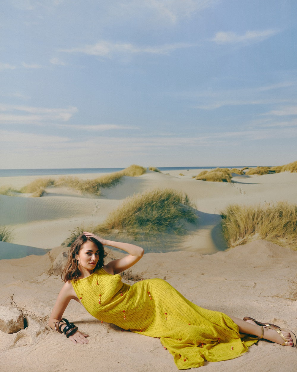 Citrus Yellow Maxi Dress