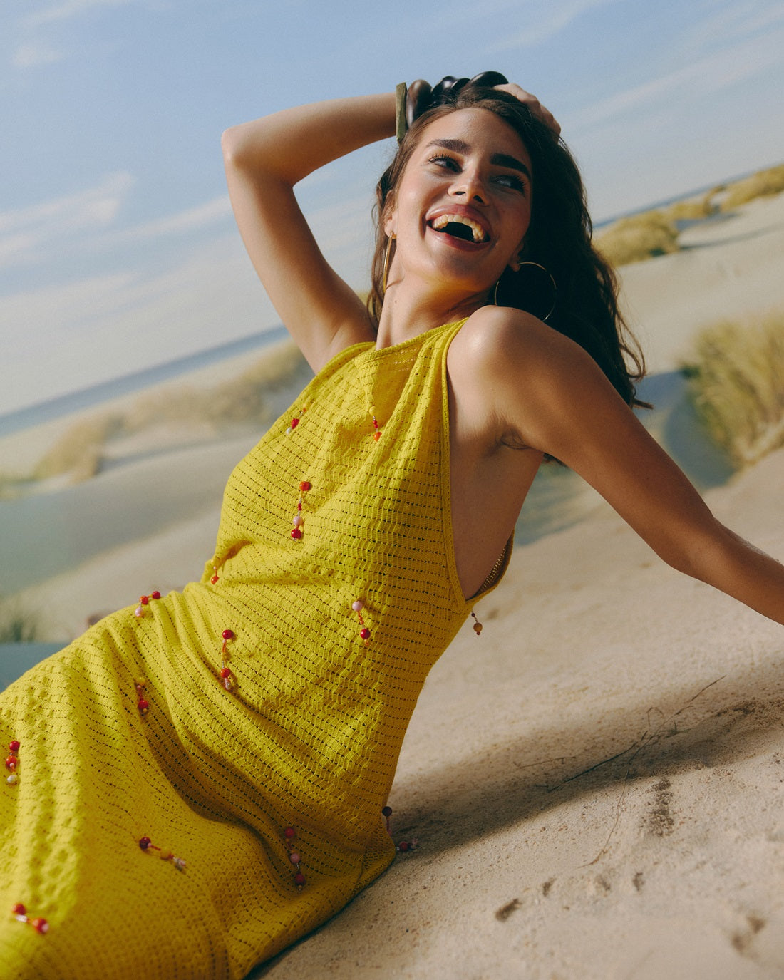 Citrus Yellow Maxi Dress