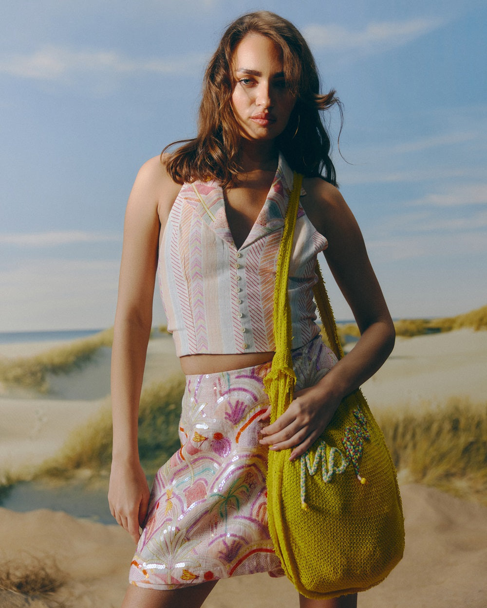Linen Halter Top