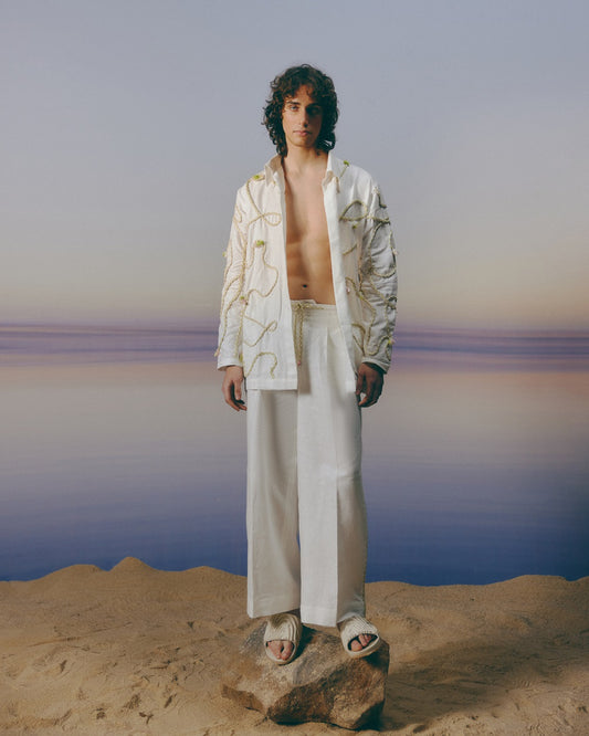 Linen Jacket Set