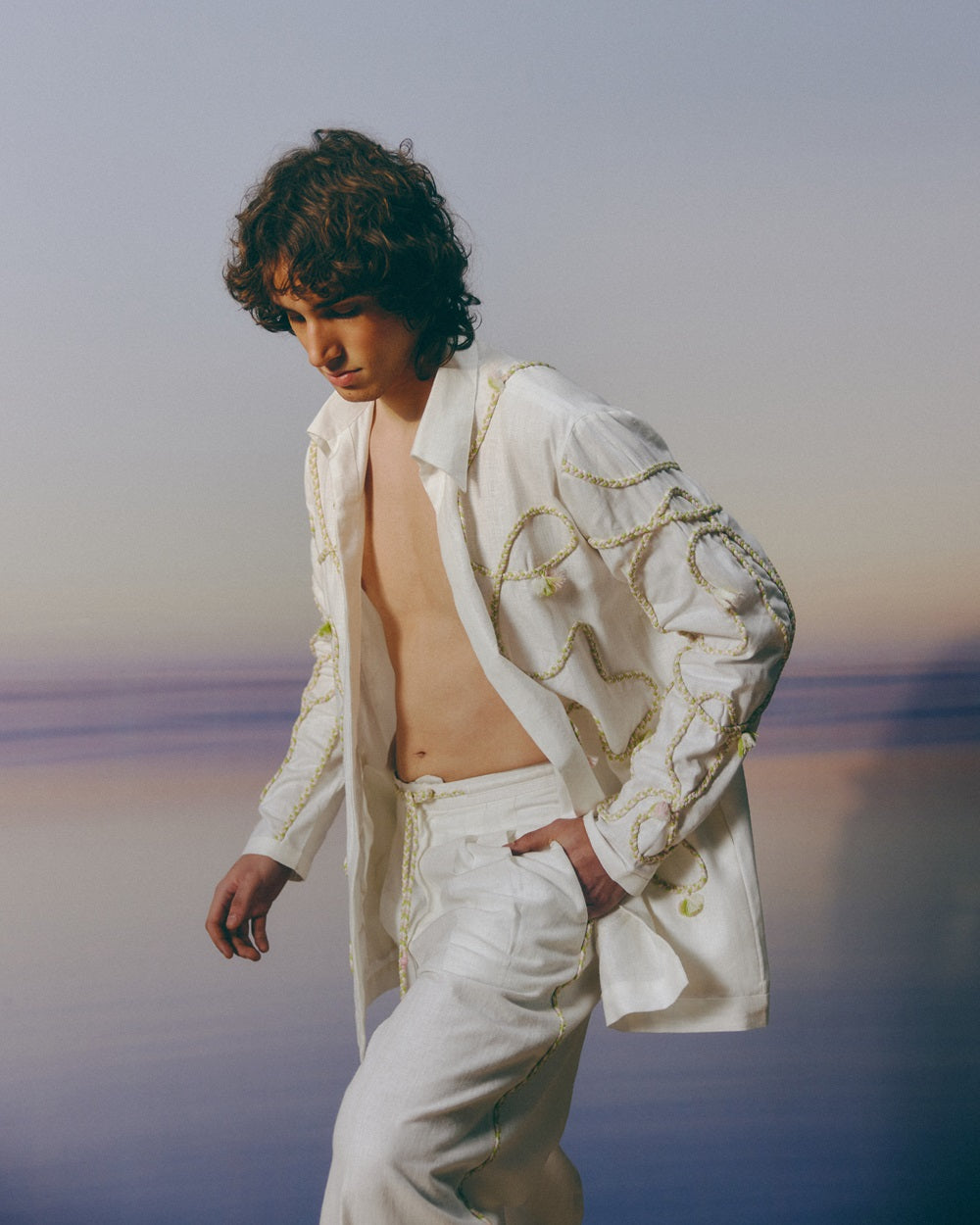 Linen Jacket Set