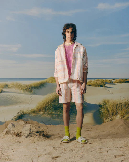 Gauze Linen Printed Shirt