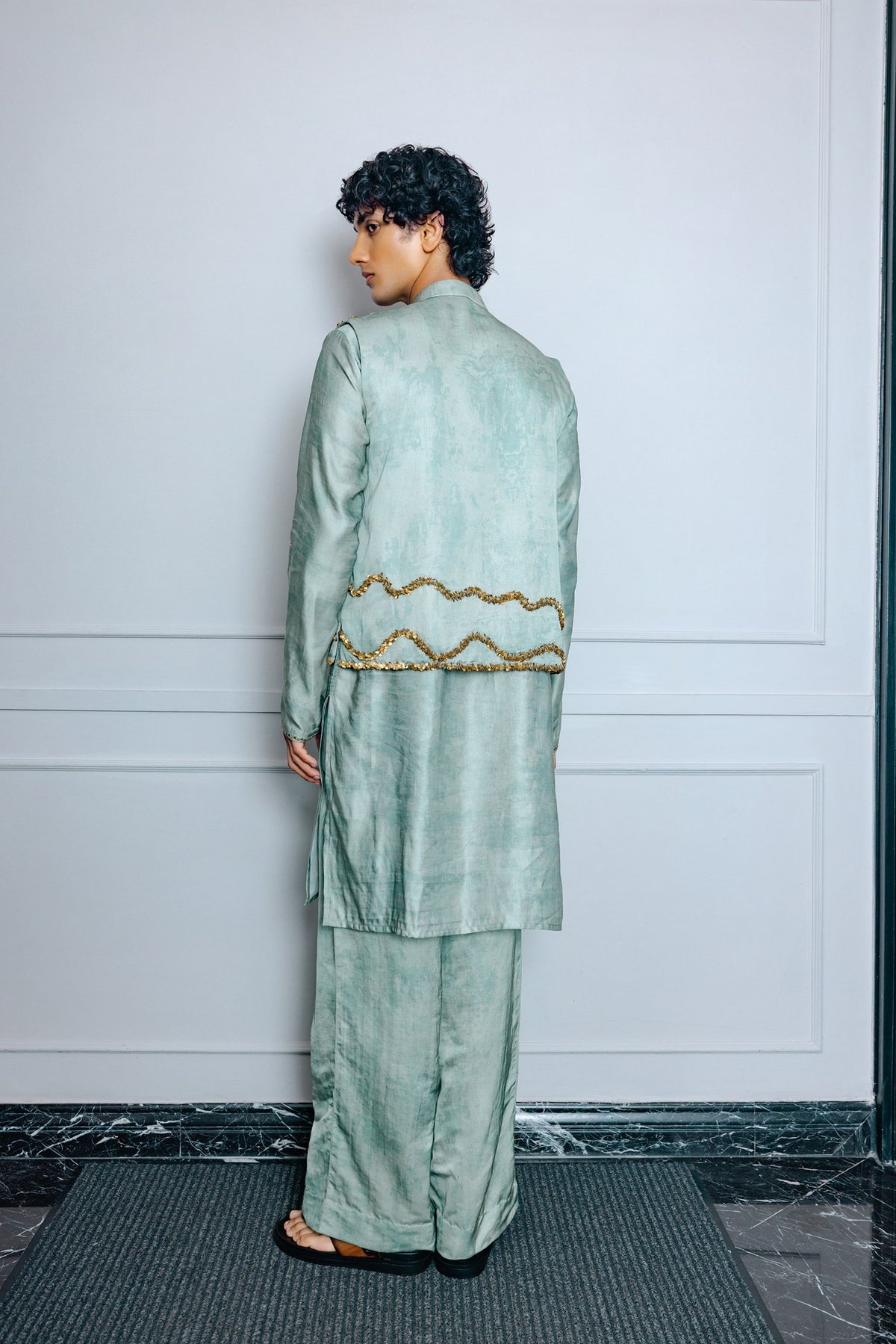 Sage Green Moh Bundi Set