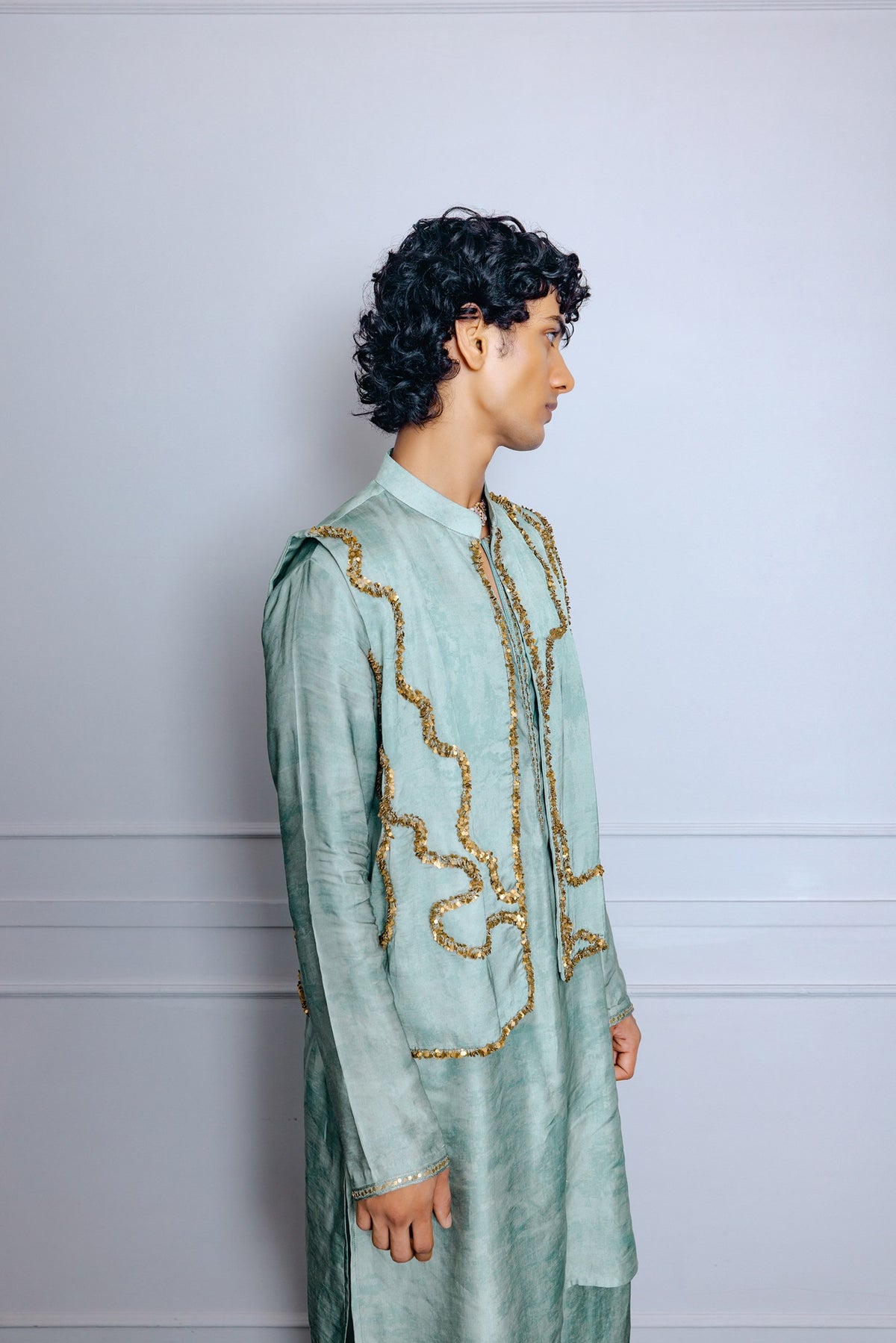 Sage Green Moh Bundi Set