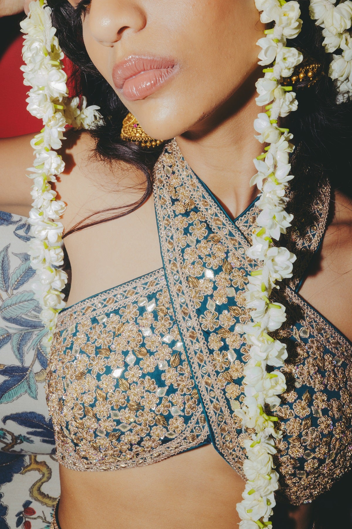 Teal Sharara Set