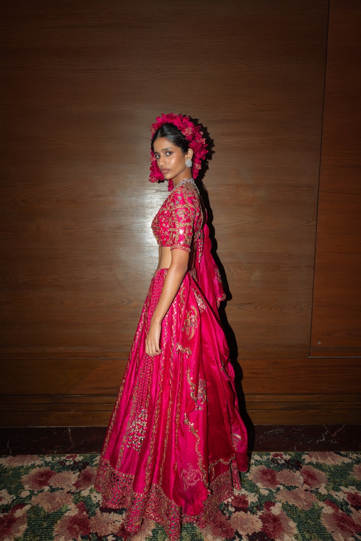 Raspberry  Lehenga set