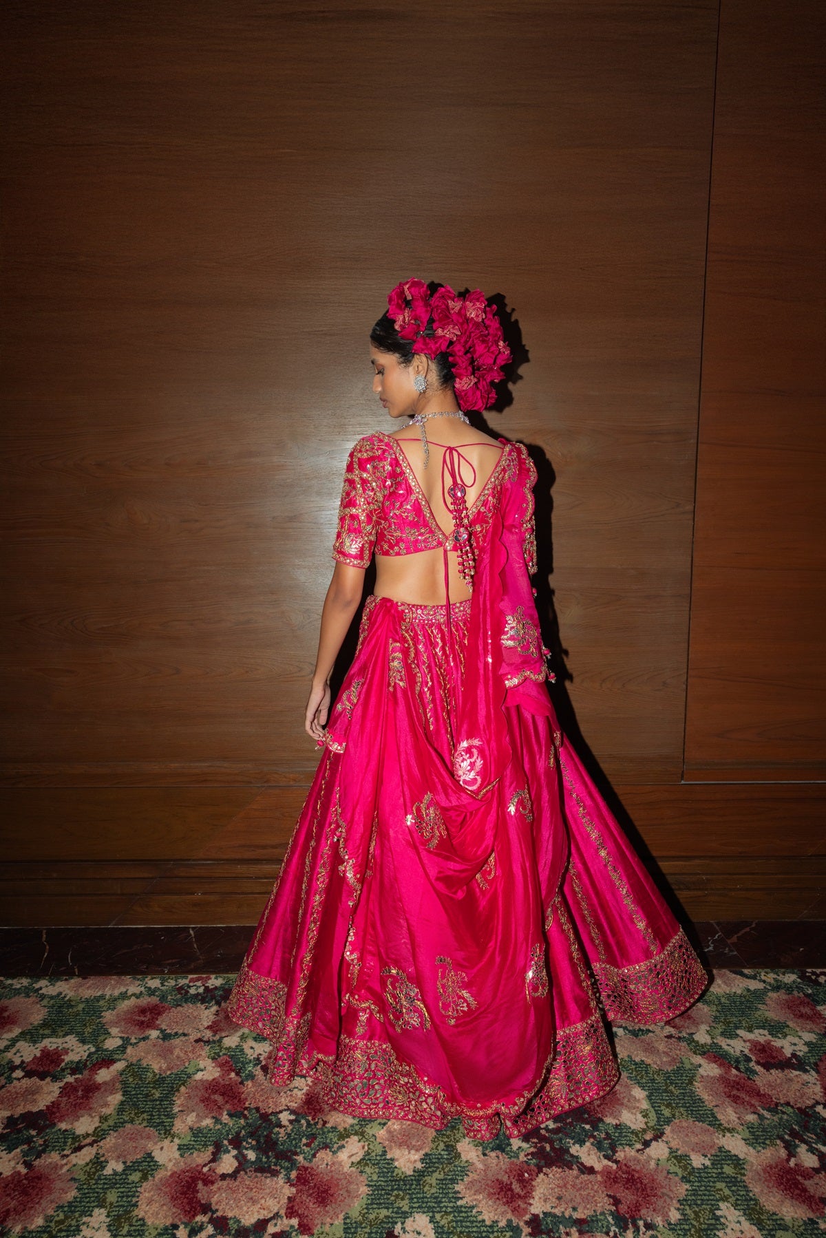 Raspberry  Lehenga set