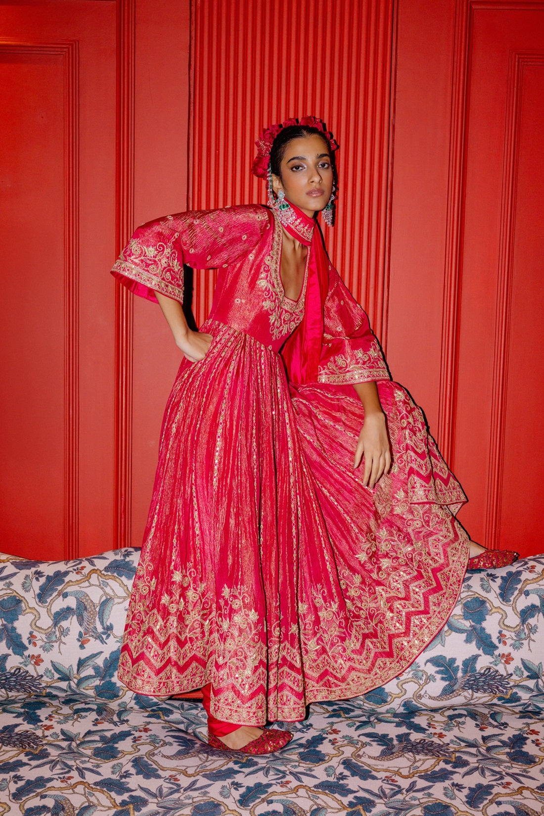 Rani Sa Anarkali set