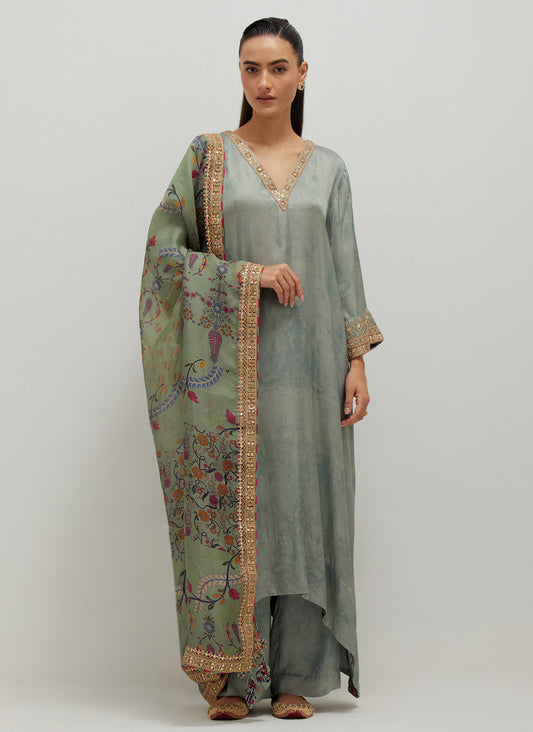 Kaftaan Kurta Set