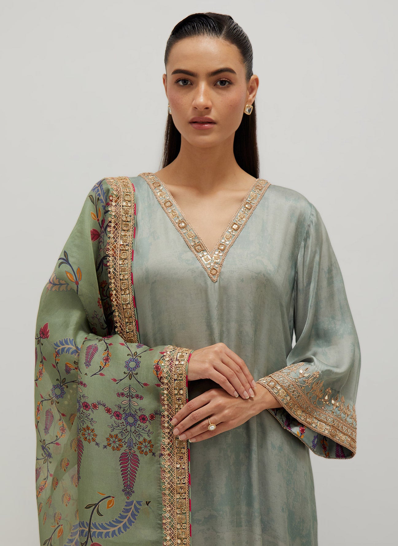 Kaftaan Kurta Set