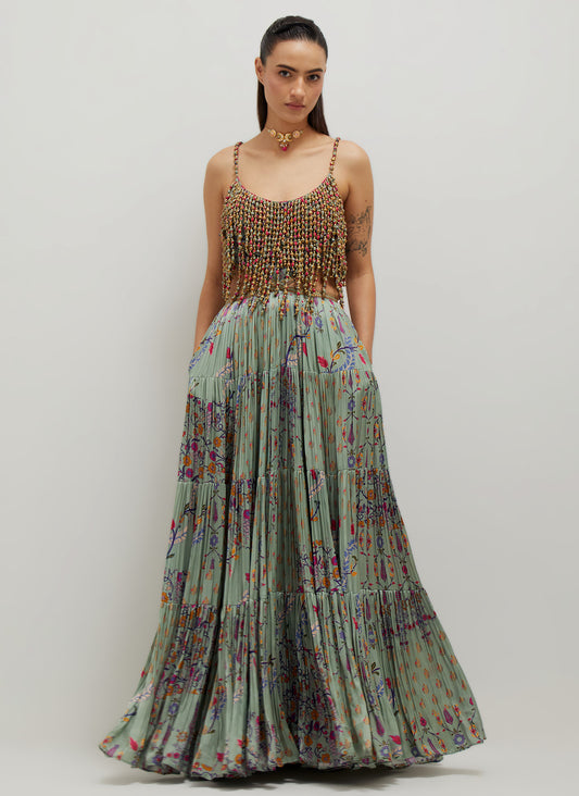 Beaded Maxi Dress