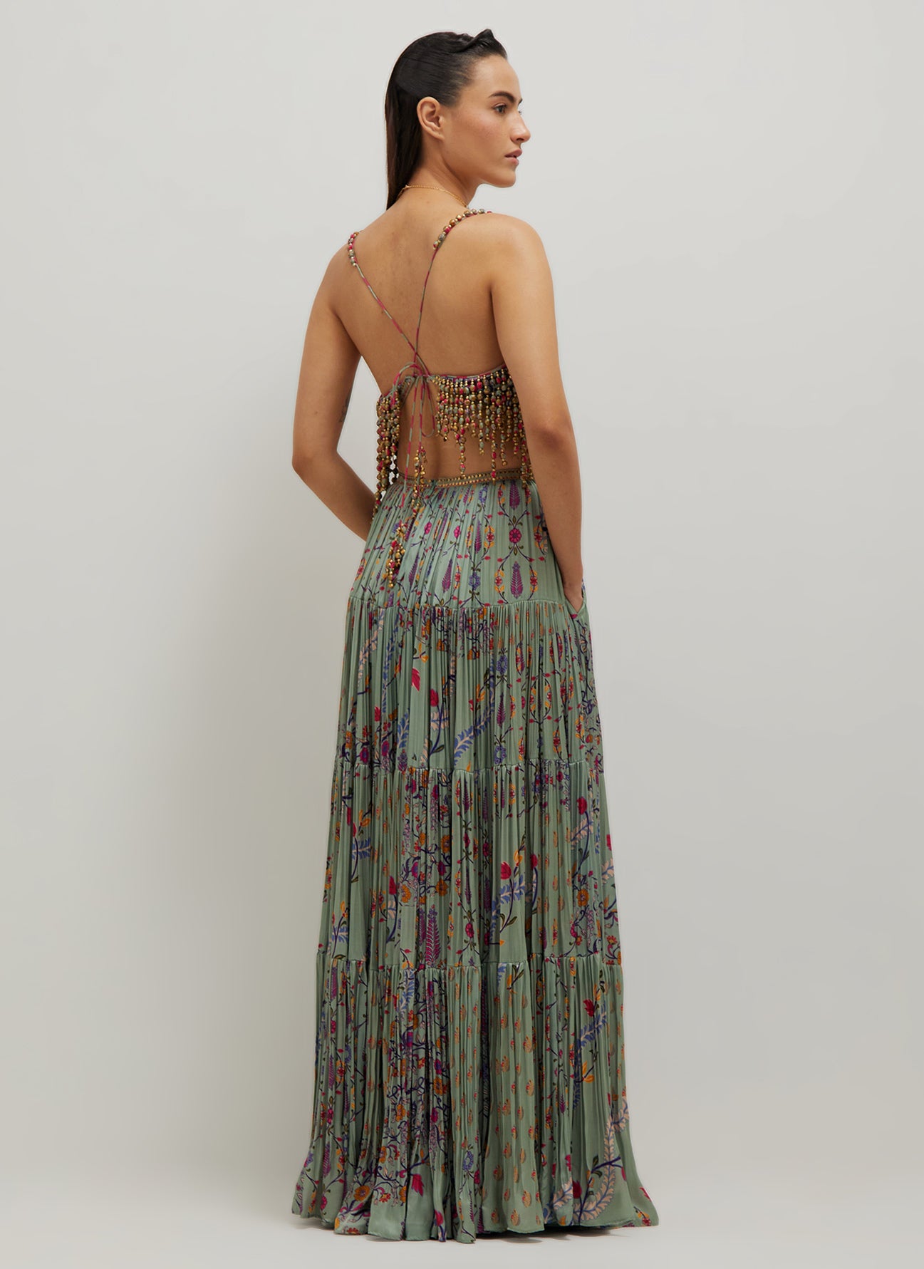 Beaded Maxi Dress