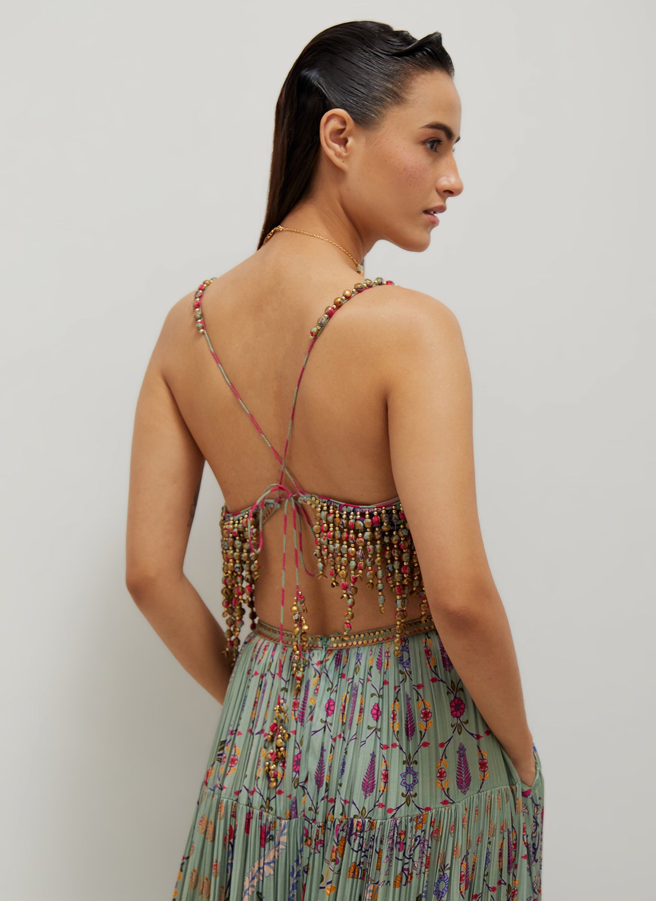 Beaded Maxi Dress
