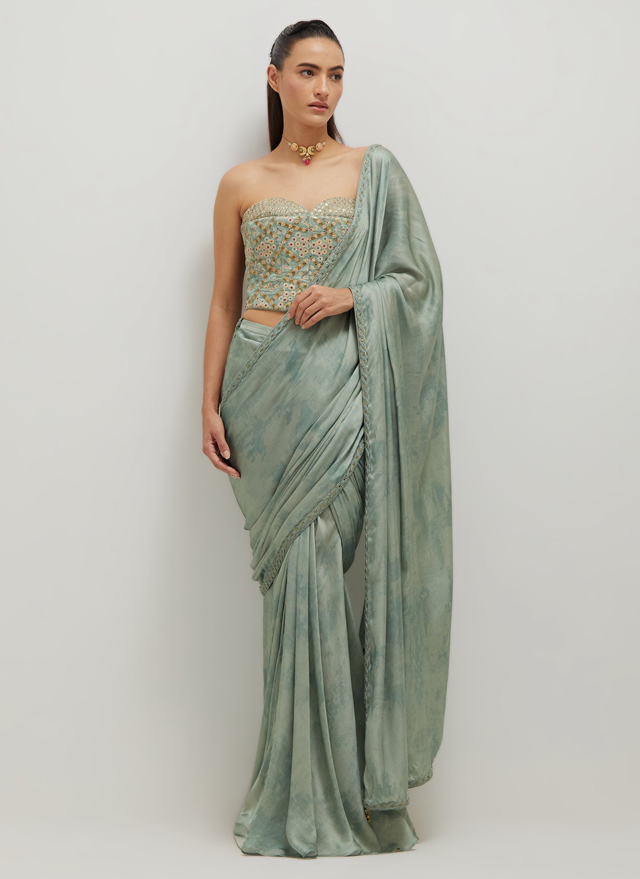 The Corset Drape Saree
