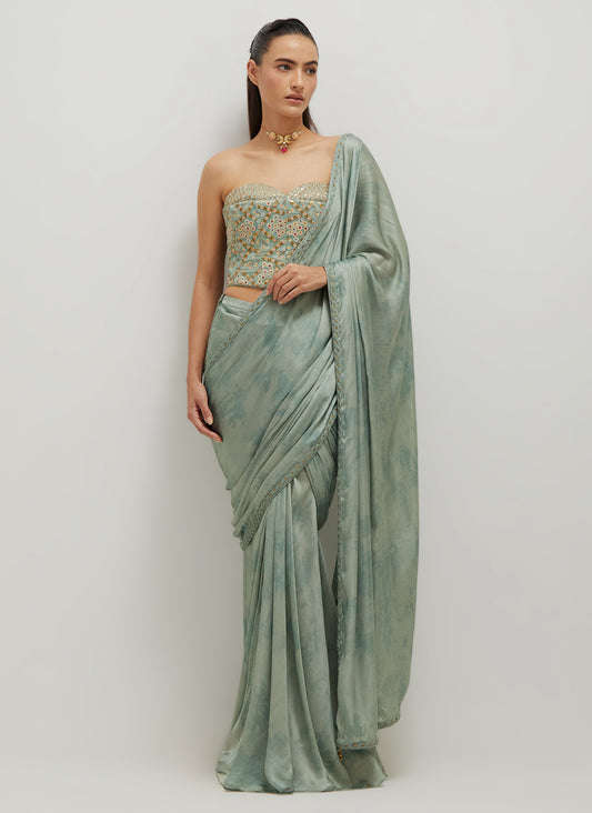The Corset Drape Saree