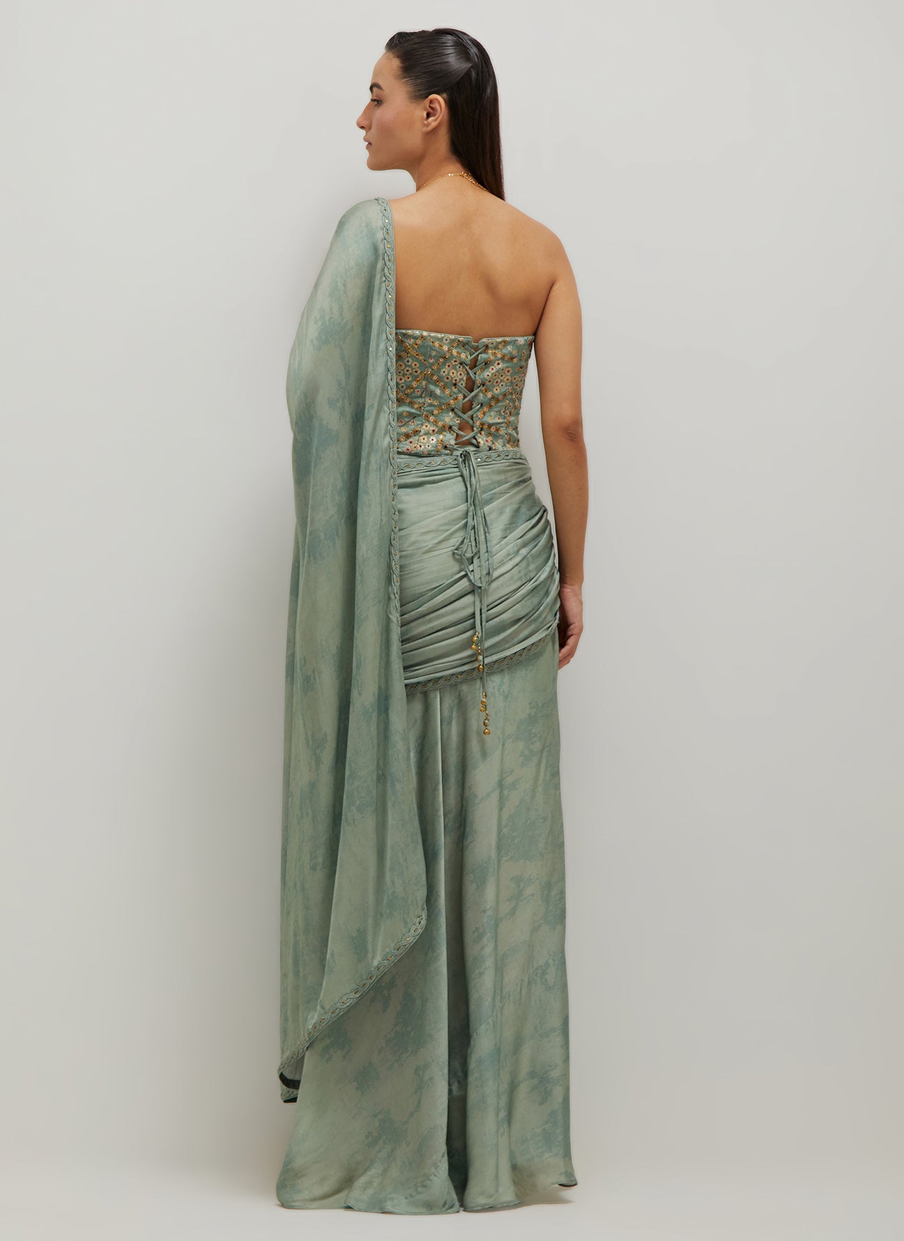 The Corset Drape Saree