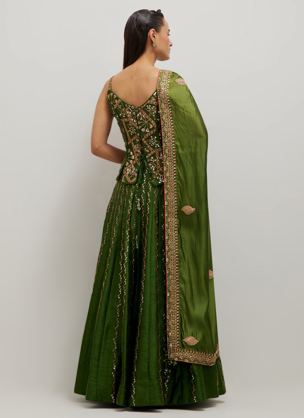 Kaccha Aam Lehenga Set