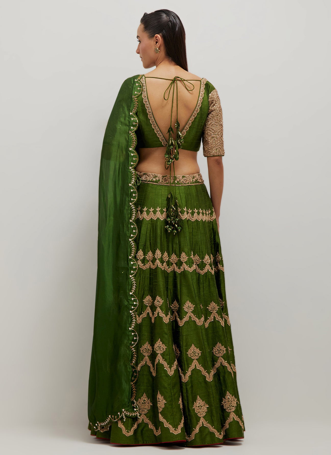 Kaccha Aam Lehenga Set