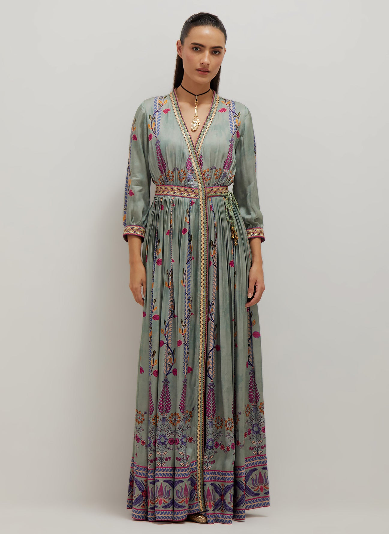 Long Wrap Dress