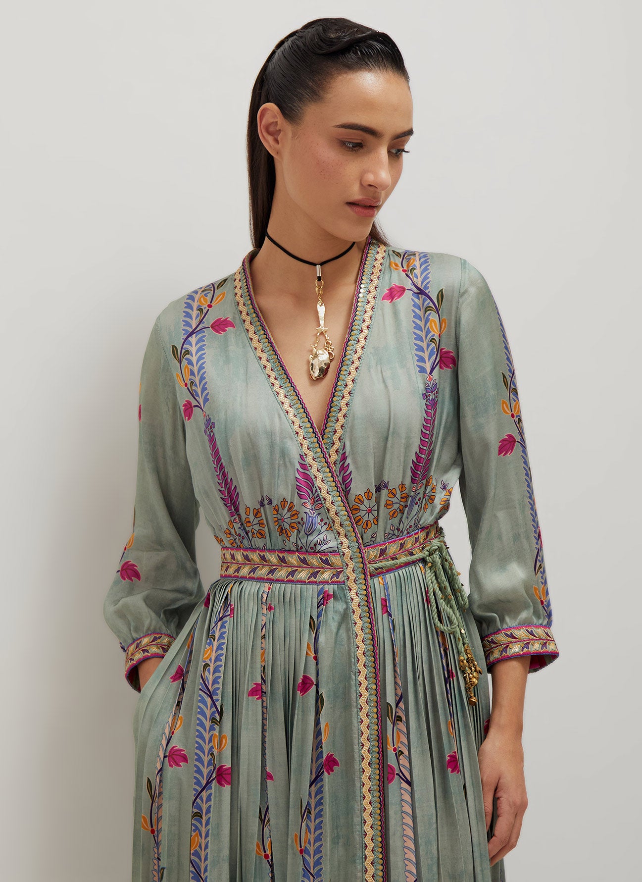 Long Wrap Dress